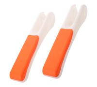 HOMSFOU 2pcs Shower Arm Rest Pads for Bath Chairs and Toilet Chairs, Skin-Friendly Plastic Material with Stability Feature, for Bathroom Activities and Nursing Facilities