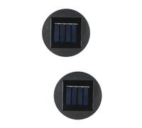 HOMSFOU 2pcs Solar Light Tops Part for Lanterns Hanging Lanterns Battery Box Lamp Replacement Solar Battery Box Rechargeable Light for Camping and Outside Use