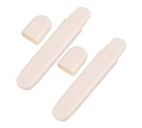 HOMSFOU 2pcs Tailors Chalk Fabric Marker Pens with Lid Durable Sewing Tool for Garment Marking Patchwork Embroidery Cross Stitch Professional and Household Tailoring Use