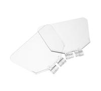 HOMSFOU 2pcs Transparent Bench Grinder Eyeshields Protective Guard Plates Easy Installation Clear Visibility Safety Shields for Workshop Tools