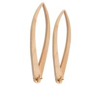 HOMSFOU 2pcs Wooden Outside Calipers for Clay Craft Lightweight Anti-slip Ceramic Pottery Measuring Tools with Firm Friction Joint for and Modeling Supplies