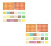 HOMSFOU 2sets Colored Dot Stickers Self Adhesive Circle Labels for Organizing Coding Crafting for Home Office School DIY Projects Mixed Colors 20sheets*2