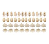 HOMSFOU 2sets Natural Conch Shells for Crafts Decorative Ocean Sea Shells for Fish Tank Aquarium Decor and Home Vase Filler Safe and Material 100pcs*2