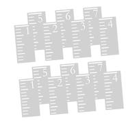 HOMSFOU 2sets Plastic Growth Chart Ruler Feet Height Measuring Chart Template for Boy Girl's Wall Hanging Growth Tracking