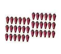 HOMSFOU 2sets Retro Coffin Jewelry Charms for DIY Earrings Bracelets Vintage Style Charms for Necklace Making Lightweight Decorative Accessories for Craft Lovers 30pcs*2