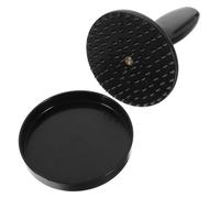 HOMSFOU 3-in-1 Double-sided Steak Tenderiser and Grill Meat Press, Manual Hamburger Patty Maker with Cooking Weight Press for Home Kitchen Bbq and Outdoor Grilling