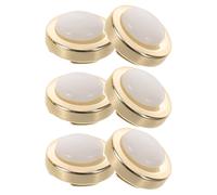 HOMSFOU 3 Pairs Cats Eye Button Covers for Shirt in Alloy Material round Shape with Broad Compatibility for Blouse and Tuxedo for Formal Shirt