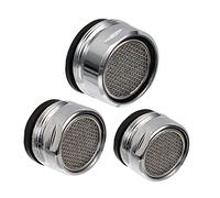 HOMSFOU 3 Pcs Faucet Aerator Replacement Durable Flow Restrictor for Efficient Water Saving Easy to Install with Fine Mesh Filter for Home and Kitchen Use