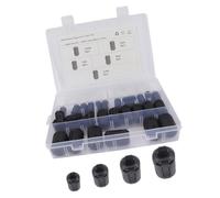 HOMSFOU 30 Pcs Removable Ferrite Core Cable Clips Noise Filters with Double Snap Clips for USB Audio Power and Data Cables Ferrite Ring Beads for Integrity Improvement