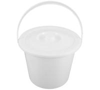 HOMSFOU 3000ml Potty Pee Bucket Chamber Pot with Handle and Lid Leakproof Thick Hard Plastic with Scale for Hospital Use Adult Users Men