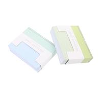 HOMSFOU 300pcs Colored Blank Cards Writable Index Cards for DIY Projects Note Taking and Study Use for and Office of Blue Green