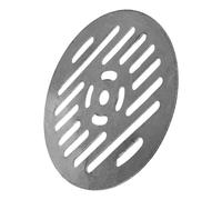 HOMSFOU 304 Stainless Steel Floor Drain Cover 6.5 Inch Waterproof Kitchen Sink Lid Random Patterns Hair Catcher for Bathroom and Outdoor Use Sturdy Drainage Solution