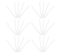 HOMSFOU 30pcs PVC Luggage Tag Straps 15cm X 2.5mm Worm Loops for Suitcase Tags Travel Bag Label Holders for Cruise and Backpack Use