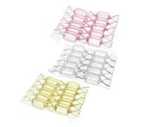 HOMSFOU 30pcs Transparent Mini Candy Boxes Delicate Candy Containers with Smooth High-transparency Sealing Performance for Wedding Parties Banquets and Store Celebrations