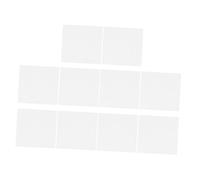 HOMSFOU 30pcs White Eye Mesh for Fursuit Masks Craft Fabric Sheets with Reinforced Edges for Embroidery Cosplay and DIY Costume Making Flexible Cutting for Artistic Projects