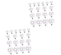 HOMSFOU 36pcs Hollow Christmas Balls Xmas Tree Hanging Ornaments Plastic Xmas Baubles for Holiday Wedding Party Decorations Assorted style