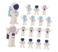 HOMSFOU 36pcs Space Themed Astronaut Erasers for Bulk Cartoon Pencil Erasers School Supplies Classroom Rewards Party Favors Educational Fun Gift