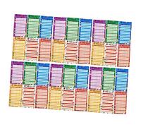 HOMSFOU 36Sheets Daily Budget Planner Inserts Expense Tracking Sheets for Efficient Budgeting Extra Thick Convenient Financial Management Practical Budget Supply