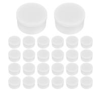 HOMSFOU 3D Nail Art Rotary Bearings White Plastic 40Pcs Mini Spinner Shaft for Precise DIY Nail Charms Crafting at Home