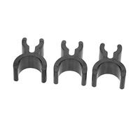 HOMSFOU 3pcs Abs Trumpet Pen Clips Holders Black, Pencil Clip Holder for French Horn with Excellent Elasticity and Convenient Storage, for Graduation Time and Taking Notes
