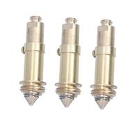 HOMSFOU 3pcs Basin Waste Clicker Bolt Drain Stopper Bolt Pop-up Brass Replacement Part M8 Tops Thread Bottom Thread Golden Finish for Bathroom Basin Bathtub