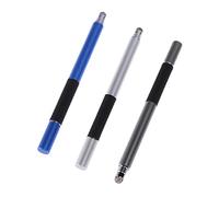 HOMSFOU 3pcs Capacitive Stylus Pen Multifunctional Thin Tip Pens for Tablet Smartphone Grey Silver Dark Lightweight Writing Tool for Precise Handwriting