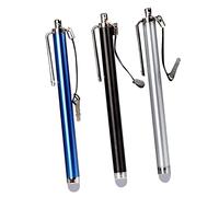 HOMSFOU 3pcs Capacitor Stylus Pen Conductive Cloth Tips for Tablets and Laptops Silver Color for Drawing Note-taking and Gaming