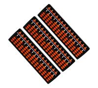 HOMSFOU 3pcs Chinese Style Abacus Vintage Abacus for Mental Arithmetic Practice Portable Math Learning Tool for Students and Teachers