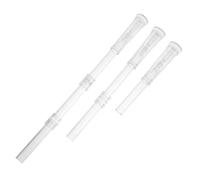 HOMSFOU 3pcs Mini Transparent Fountain Nozzle Water Transfer Pump for Fish Tanks Small Ponds Tabletop Water Features Garden Aquarium Electric Submersible Pump
