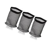 HOMSFOU 3pcs Nylon Dryer Lint Catcher Bags Fasteners for Outdoor Dryer Vent Cover Featuring Easy to Install Rod Bag 12ft Lint Traps