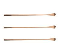 HOMSFOU 3pcs Reptile Feeding Spoon Set for Small Pets, Long Handle 23cm Rose Gold Food Scoop for Gecko, Lizard, Amphibian Feeding Tool for Terrarium and Small Animal Care