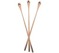 HOMSFOU 3pcs Reptile Food Feeding Set for Lizards and Pets, Long 23cm Rose Gold Scoops, Fruit, and Pellet Feeding in Reptile Care