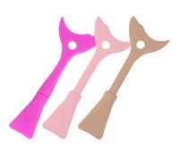 HOMSFOU 3pcs Silicone Eyelash Shield Set for Eye Makeup, Lash Shield Applicator Tool with Eyeliner Guard, Makeup Applicators for Precise Eyeshadow and Eyelash Application,