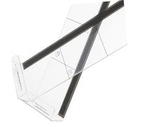 HOMSFOU 3pcs Transparent Acrylic Monitor Memo Board Side Panel Note Holder for Desktop Multi-use Computer Screen Message Organizer for Office and Home Desk Sticky Reminder Panel