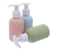 HOMSFOU 3pcs Travel-sized Bottles Empty Pump Container for Toiletries Portable Lotion Dispenser Leak Design for Tsa Approved Carry Travel Use