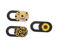 HOMSFOU 3pcs Ultra Thin Webcam Cover Slide for Laptop Tablet Computer Privacy Protection Peeping Durable Material Essential Webcam Lens Cover for Enhanced Security