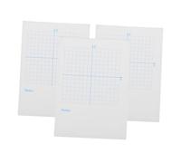 HOMSFOU 3pcs Xy Graph Paper Notebooks Precision Grid Pads for Math Practice for Students Teachers Engineers Portable Study Tool for Classroom Homework Use