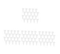 HOMSFOU 3sets Wedding Cones Durable Petal Cones for Confetti Flowers and Candies for Weddings Birthdays Showers Easy to Assemble 20pcs*3