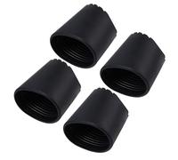 HOMSFOU 4 Pcs Non-Slip Rubber Ladder Feet Mats Round Foot Cushions with Abrasion and Water Resistance Anti-Cracking for Hardwood Tile and Floor Protection