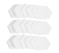 HOMSFOU 400pcs Hexagon Paper Piecing Shapes Quilting Templates for DIY Patchwork Sewing Craft Projects Precision Cutting Aid with Unique Patterns Educational Tool for Beginners