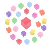 HOMSFOU 40pcs Foam Building Blocks Educational Game for Preschool Cube Blocks for Spatial Imagination Creativity Safe Practical Soft Foam Cubes for Parent Interactive Play
