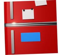 HOMSFOU 40pcs Magnetic Dry Erase Name Tags Writable Labels for Fridge Classroom Warehouse Organization Reusable Magnetic