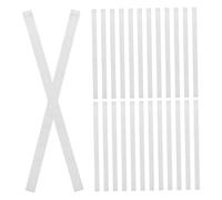 HOMSFOU 40pcs Mesh Backing Hot Melt Adhesive Strips for Book Binding Contract Magazine Photo Textbook Repair Tape Easy Use Thermal Glue for Office and School Binding