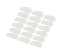 HOMSFOU 40Pcs Mini Cosmetic Triangle Sponges Soft Foam Wedges for Foundation Blush and Eyeshadow Portable Makeup Tools for Face Painting