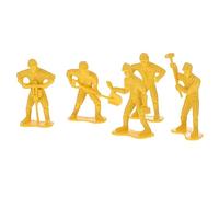 HOMSFOU 45pcs Emergency Repair Team Workers Model Kit Modular Transforming Toy Set Stem Toys for Boys and Girls Age