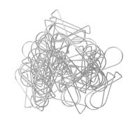 HOMSFOU 48pcs Steel Drop Ceiling Hooks with Auto-Retract Spring Clips for Hanging Plants, Wedding Office Decorations, Heavy Duty Suspended Ceiling Hooks for Classroom and Party Use