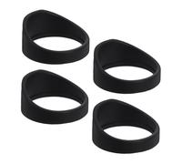 HOMSFOU 4PCS Anti-glare Rubber Eyepiece Cover for Stereo Microscope Replacement Eye Cups Plastic Scope Protection Hygienic and Easy-clean Guard for Scientific and Astronomical Use