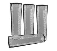 HOMSFOU 4pcs Breathable Mesh Horse Fly Boots Leg Covers with Plastic Mesh Design for Fly Protection and Hoof Damage Control, Lightweight Equine Leg Wraps for Summer Use