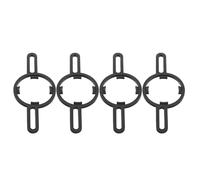 HOMSFOU 4pcs Car Tweeter Mounting Adapter Brackets High Frequency Speaker Spacer Rings for Secure Tweeter Installation Compatible with Toyota Models Easy to Install Car Audio Mount