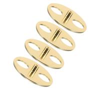 HOMSFOU 4pcs DIY Music Box Replacement Winding Metal Key Base Disk for Wind up Music Box Craft Decoration Parts